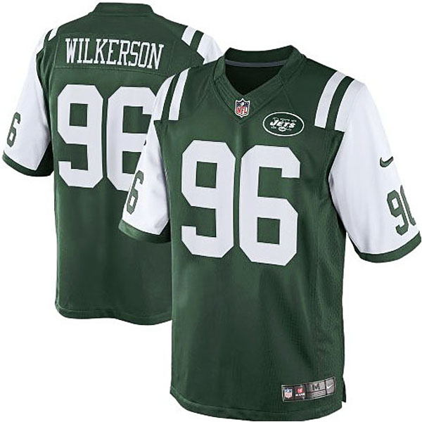 Men's New York Jets #96 Muhammad Wilkerson Nike Green Team Color Limited Jersey