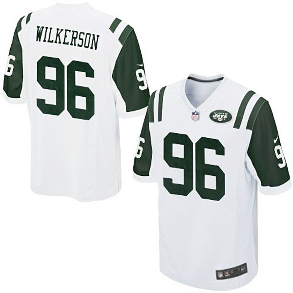 Mens New York Jets #96 Muhammad Wilkerson Nike White Game Jersey