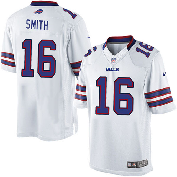 NFL Buffalo Bills Men Brad Smith White Limited Jersey