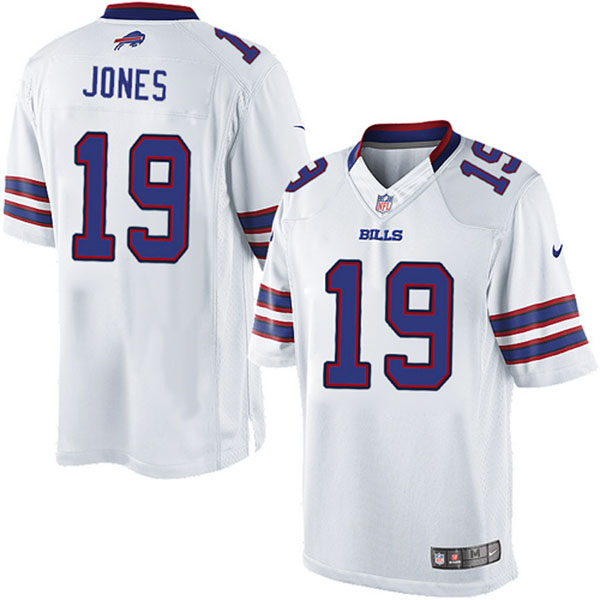 NFL Buffalo Bills Men Donald Jones White Limited Jersey