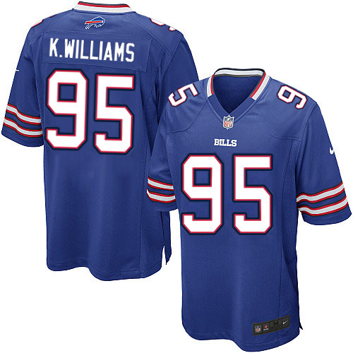 NFL Buffalo Bills Men Kyle Williams Blue Game Jersey