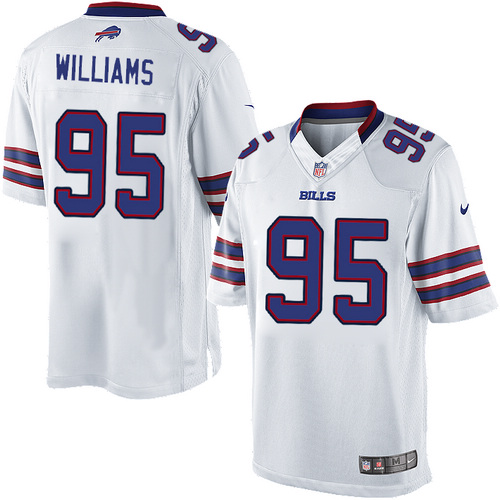 NFL Buffalo Bills Men Kyle Williams White Limited Jersey