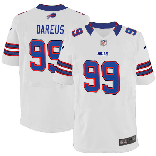 NFL Buffalo Bills Men Marcell Dareus White Elite Jersey