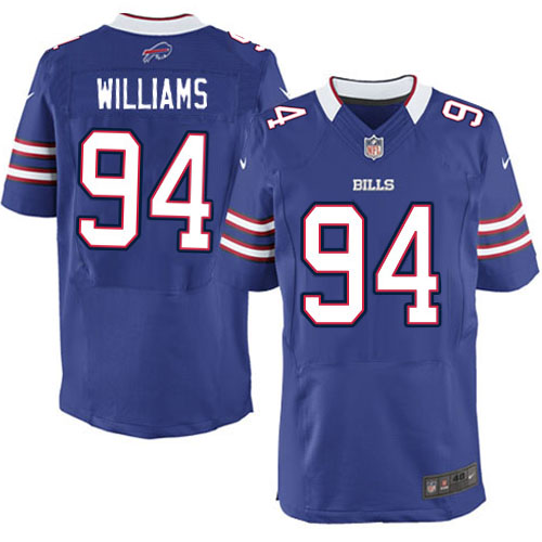 NFL Buffalo Bills Men Mario Williams Blue Elite Jersey