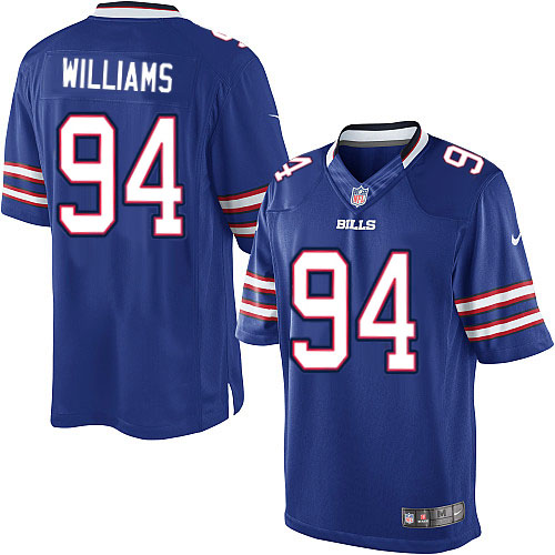 NFL Buffalo Bills Men Mario Williams Blue Limited Jersey