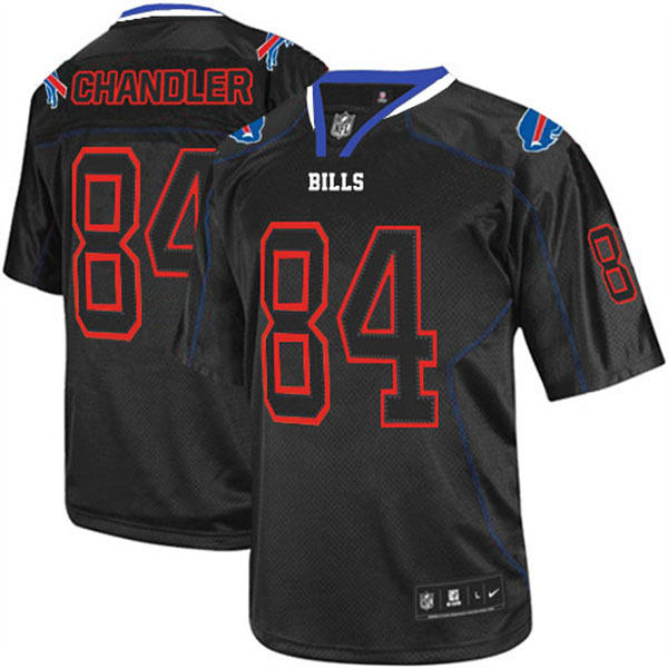 NFL Buffalo Bills Men Scott Chandler Black Elite Lights Out Jersey