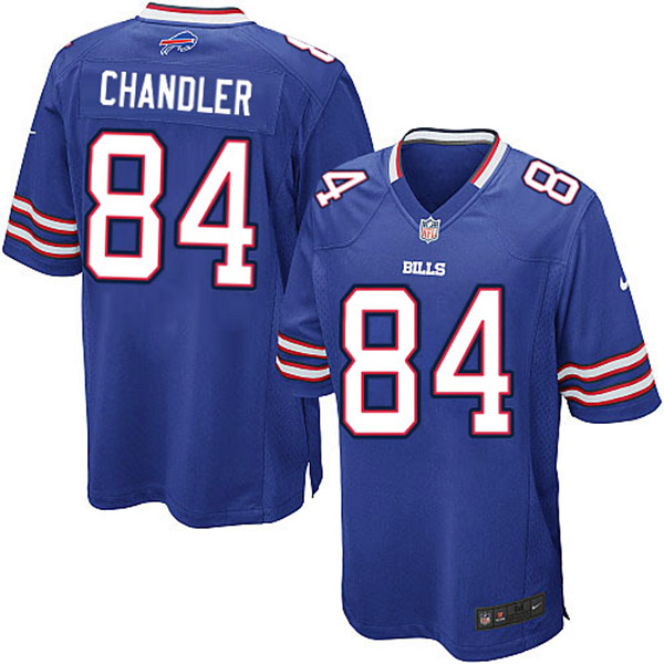 NFL Buffalo Bills Men Scott Chandler Blue Game Jersey