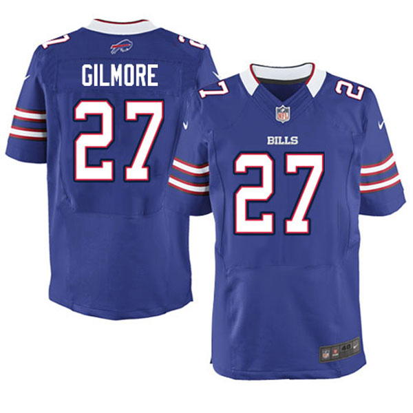 NFL Buffalo Bills Men Stephon Gilmore Blue Elite Jersey