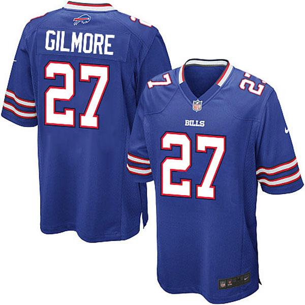 NFL Buffalo Bills Men Stephon Gilmore Blue Game Jersey