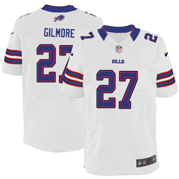 NFL Buffalo Bills Men Stephon Gilmore White Elite Jersey