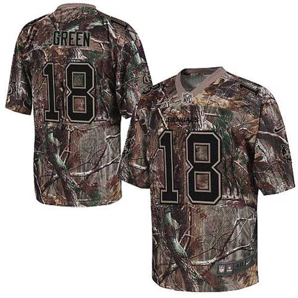 NFL Cincinnati Bengals Men A.J. Green Elite Camo Realtree Jersey