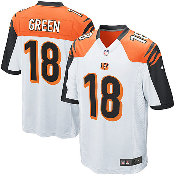 NFL Cincinnati Bengals Men A.J. Green Game White Jersey