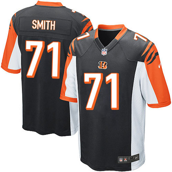 NFL Cincinnati Bengals Men Andre Smith Game Black Jersey