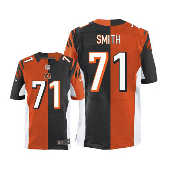 NFL Cincinnati Bengals Men Andre Smith Game Two Tone Team Alternate Jersey