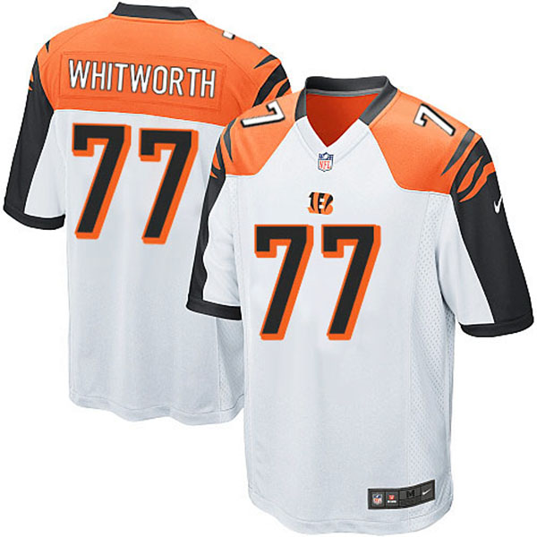 NFL Cincinnati Bengals Men Andrew Whitworth Game White Jersey