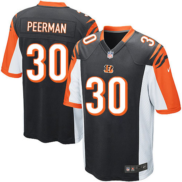 NFL Cincinnati Bengals Men Cedric Peerman Game Black Jersey