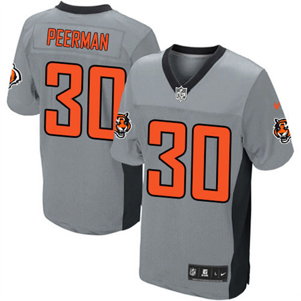 NFL Cincinnati Bengals Men Cedric Peerman Game Grey Shadow Jersey