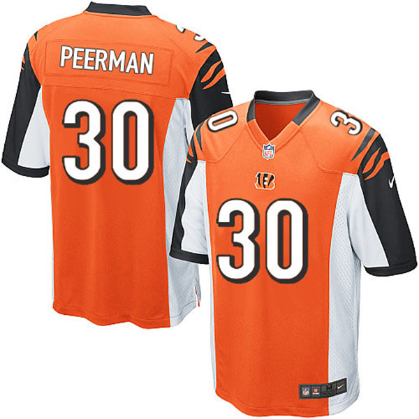 NFL Cincinnati Bengals Men Cedric Peerman Game Orange Jersey