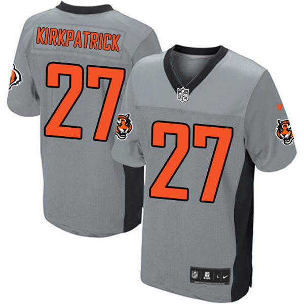 NFL Cincinnati Bengals Men Dre Kirkpatrick Game Grey Shadow Jersey