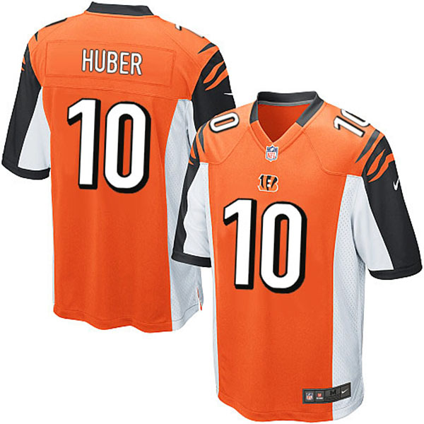 NFL Cincinnati Bengals Men Kevin Huber Game Orange Jersey