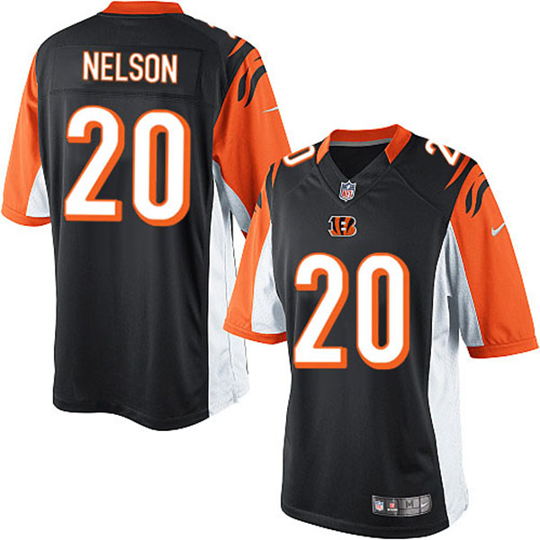 NFL Cincinnati Bengals Men Reggie Nelson Limited Black Jersey