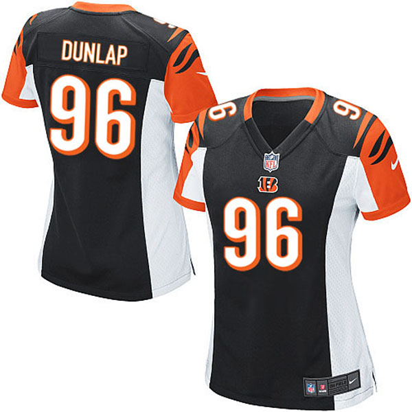 NFL Cincinnati Bengals Women Carlos Dunlap Game Black Jersey