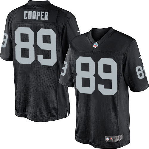 2015 NFL Draft 4th Overall Pick Oakland Raiders Amari Cooper Elite Black Jersey