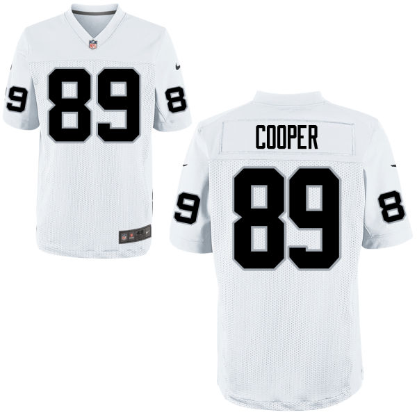 2015 NFL Draft 4th Overall Pick Oakland Raiders Amari Cooper Elite White Jersey