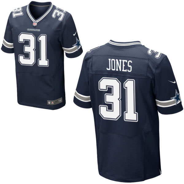 2015 NFL Draft 27th Overall Pick Dallas Cowboys #31 Byron Jones Elite Navy Jersey