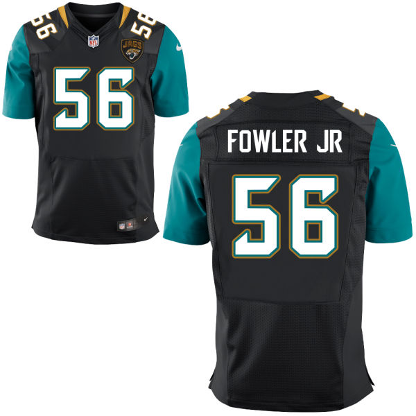 2015 NFL Draft 3rd Overall Pick Jacksonville Jaguars #56 Dante Fowler Elite Black Jersey