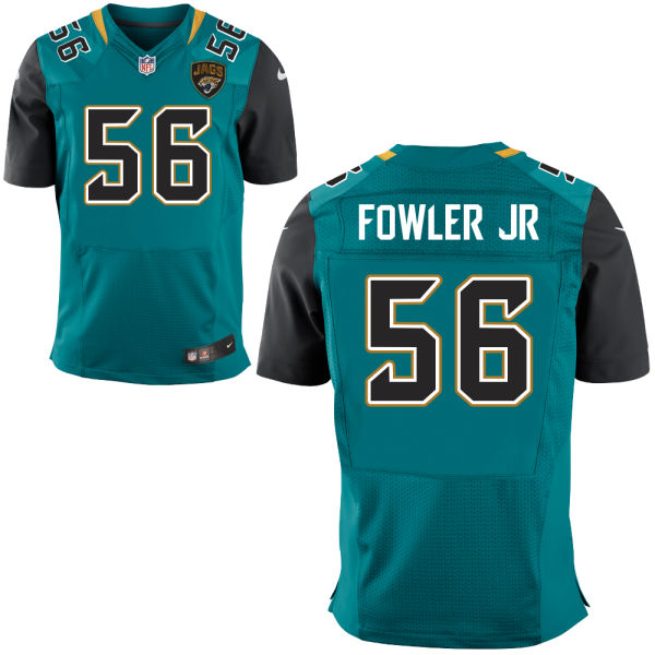 2015 NFL Draft 3rd Overall Pick Jacksonville Jaguars #56 Dante Fowler Elite Green Jersey