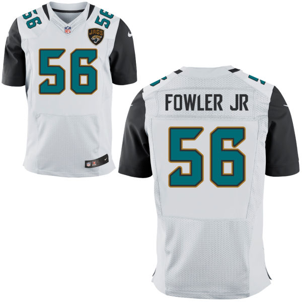 2015 NFL Draft 3rd Overall Pick Jacksonville Jaguars #56 Dante Fowler Elite White Jersey