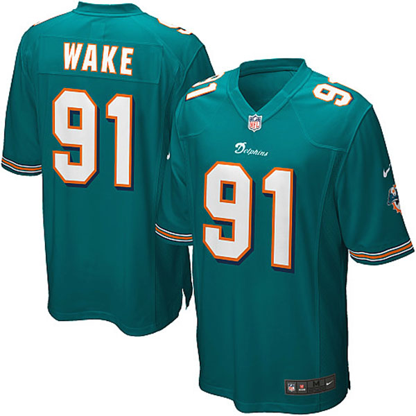 NFL Miami Dolphins Men Cameron Wake Game Green Jersey