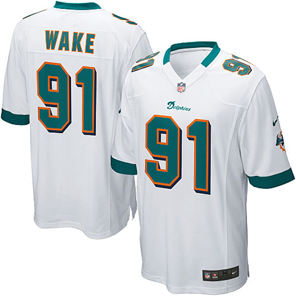 NFL Miami Dolphins Men Cameron Wake Game White Jersey