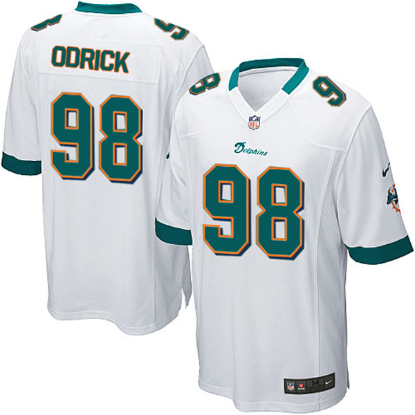 NFL Miami Dolphins Men Jared Odrick Game White Jersey