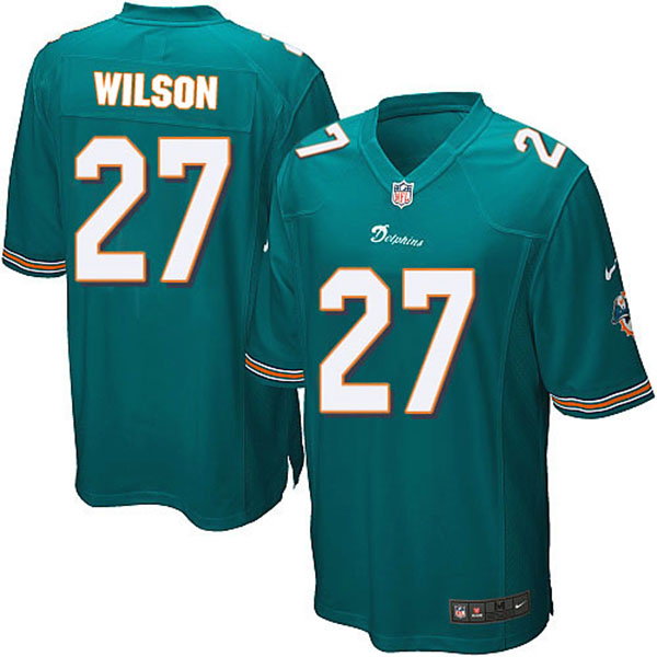 NFL Miami Dolphins Men Jimmy Wilson Game Green Jersey