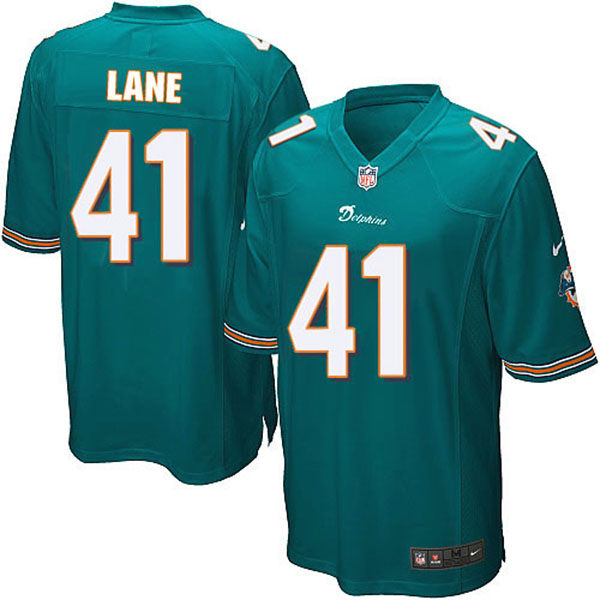 NFL Miami Dolphins Men Jorvorskie Lane Game Green Jersey