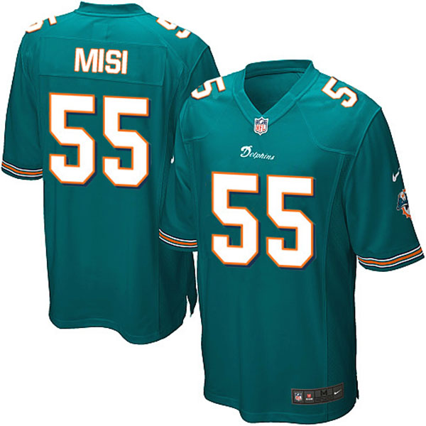 NFL Miami Dolphins Men Koa Misi Game Green Jersey