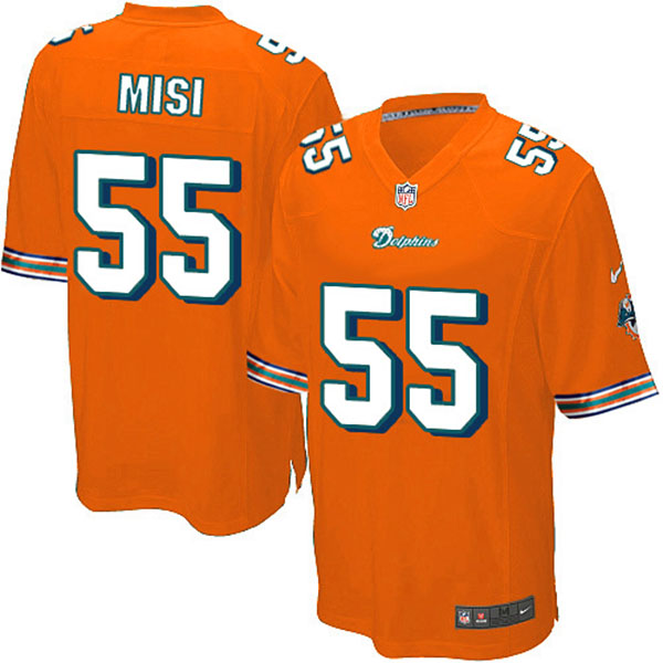 NFL Miami Dolphins Men Koa Misi Game Orange Jersey