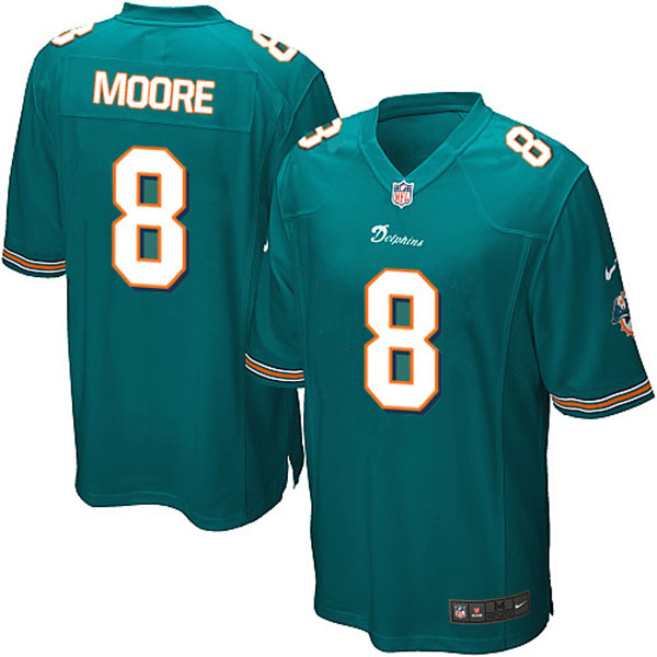 NFL Miami Dolphins Men Matt Moore Game Green Jersey