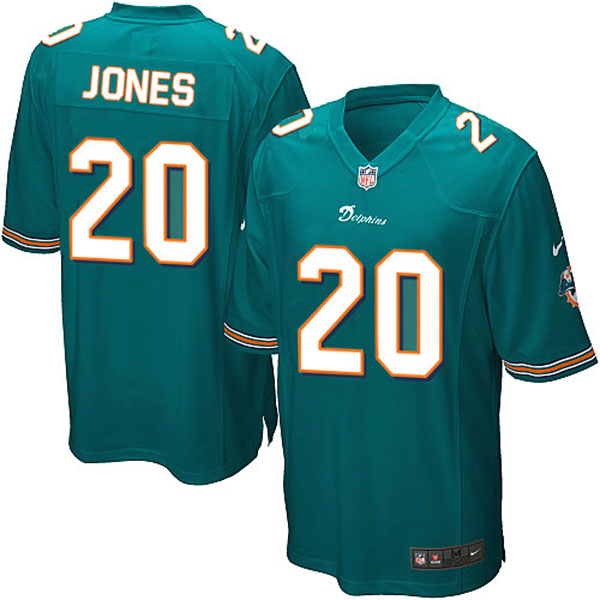 NFL Miami Dolphins Men Reshad Jones Game Green Jersey