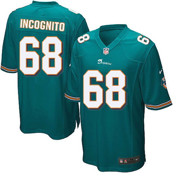 NFL Miami Dolphins Men Richie Incognito Game Green Jersey