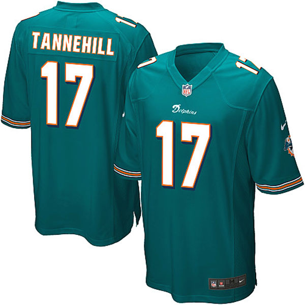 NFL Miami Dolphins Men Ryan Tannehill Game Green Jersey