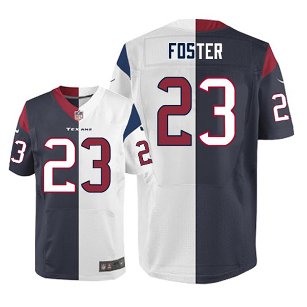 NFL Texans Men Arian Foster Elite Two Tone Team Road Jersey