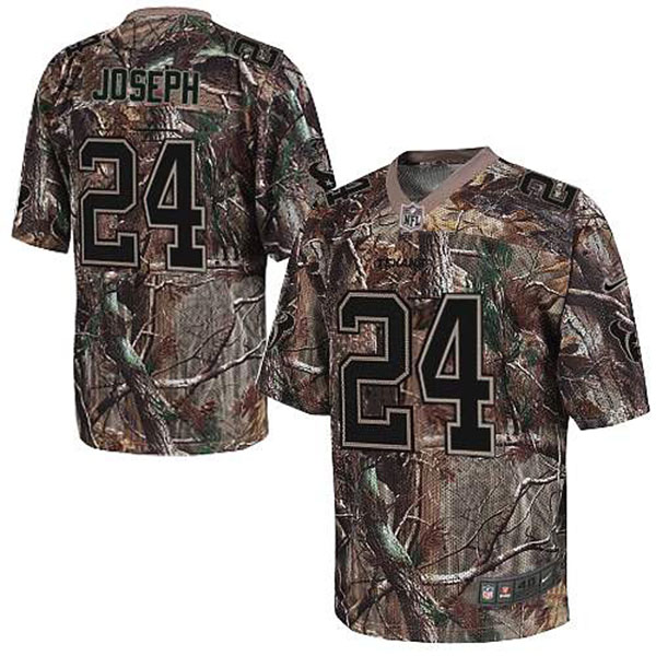 NFL Texans Men Johnathan Joseph Elite Camo Realtree Jersey