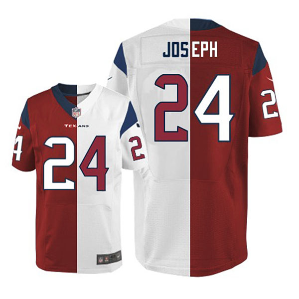 NFL Texans Men Johnathan Joseph Elite Two Tone Road Alternate Jersey