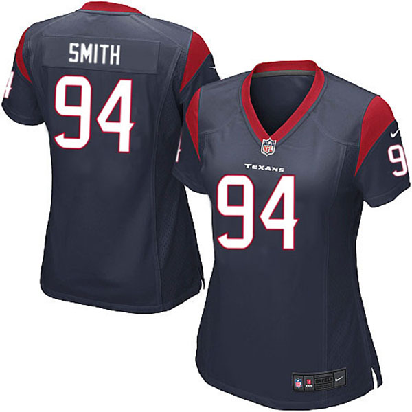 NFL Texans Women Antonio Smith Limited Blue Jersey