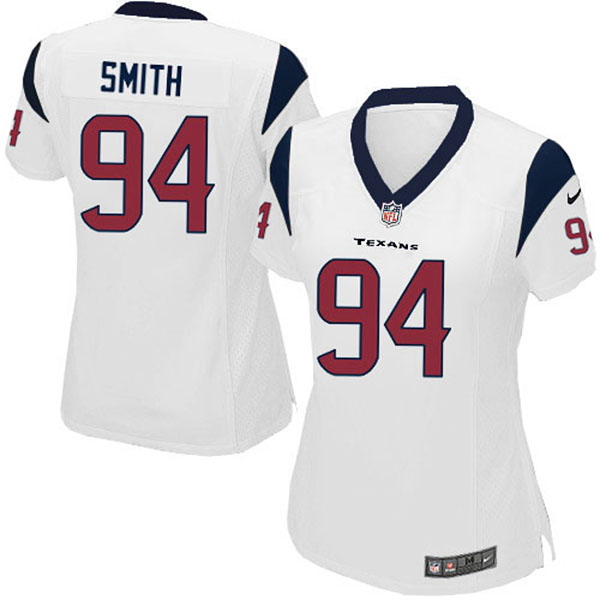 NFL Texans Women Antonio Smith Limited White Jersey