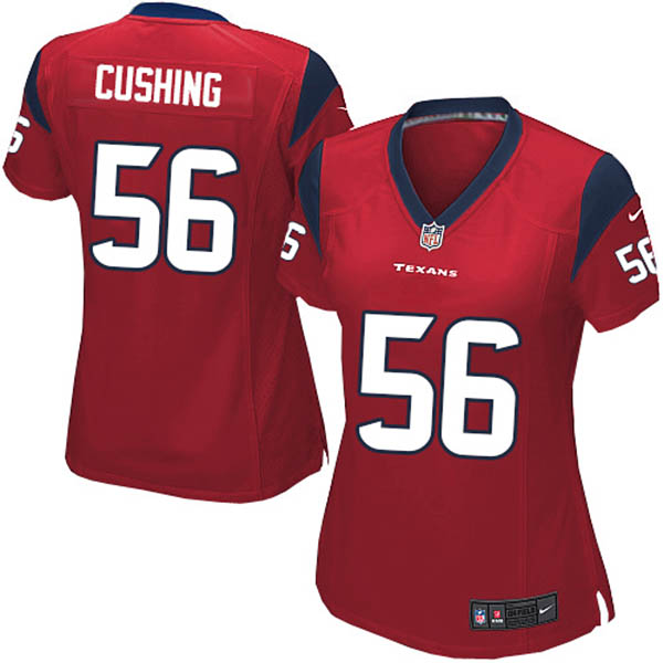 NFL Texans Women Brian Cushing Game Red Jersey