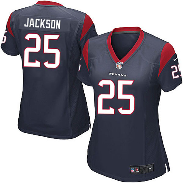 NFL Texans Women Kareem Jackson Elite Blue Jersey